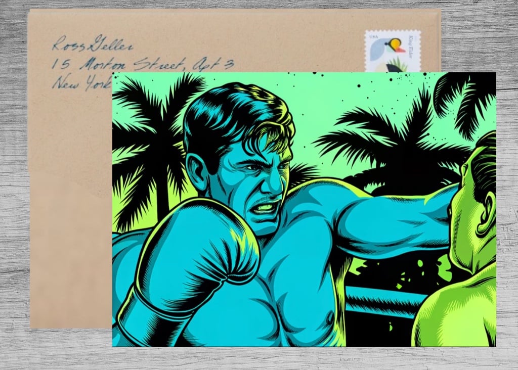 Boxing, Card Collection, Art: Punching Above Your Weight - Miami