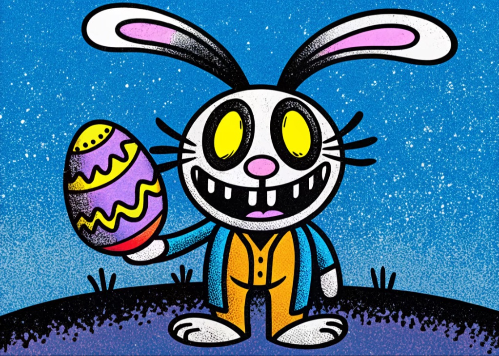Hoppy Easter Wishes from the Funny Easter Bunny