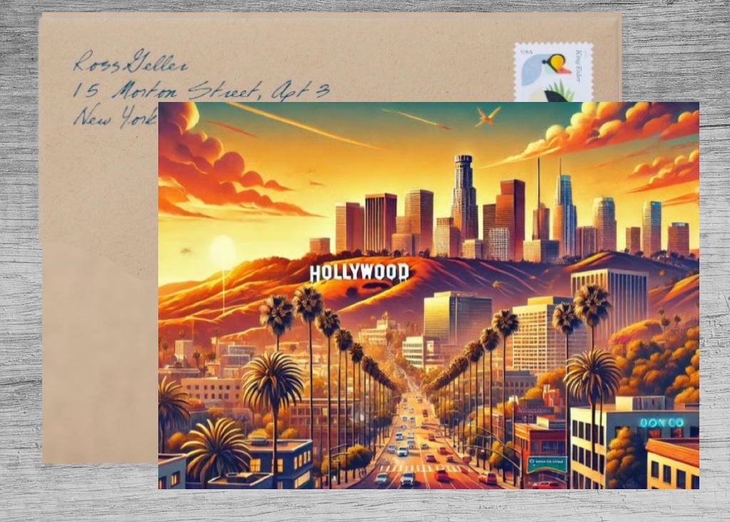 I Love LA Greeting Card