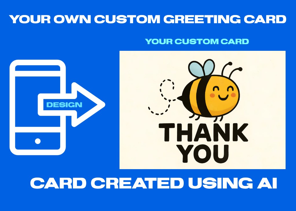Happy Bee Flying - Thank You