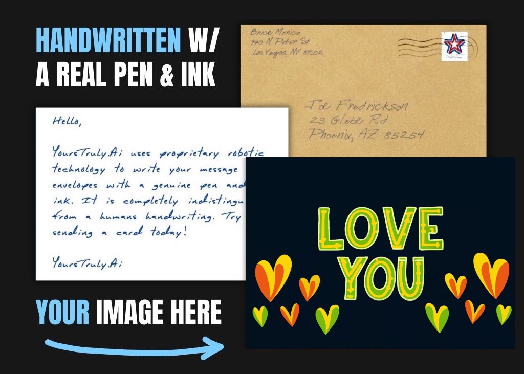 Love You Colorful Card