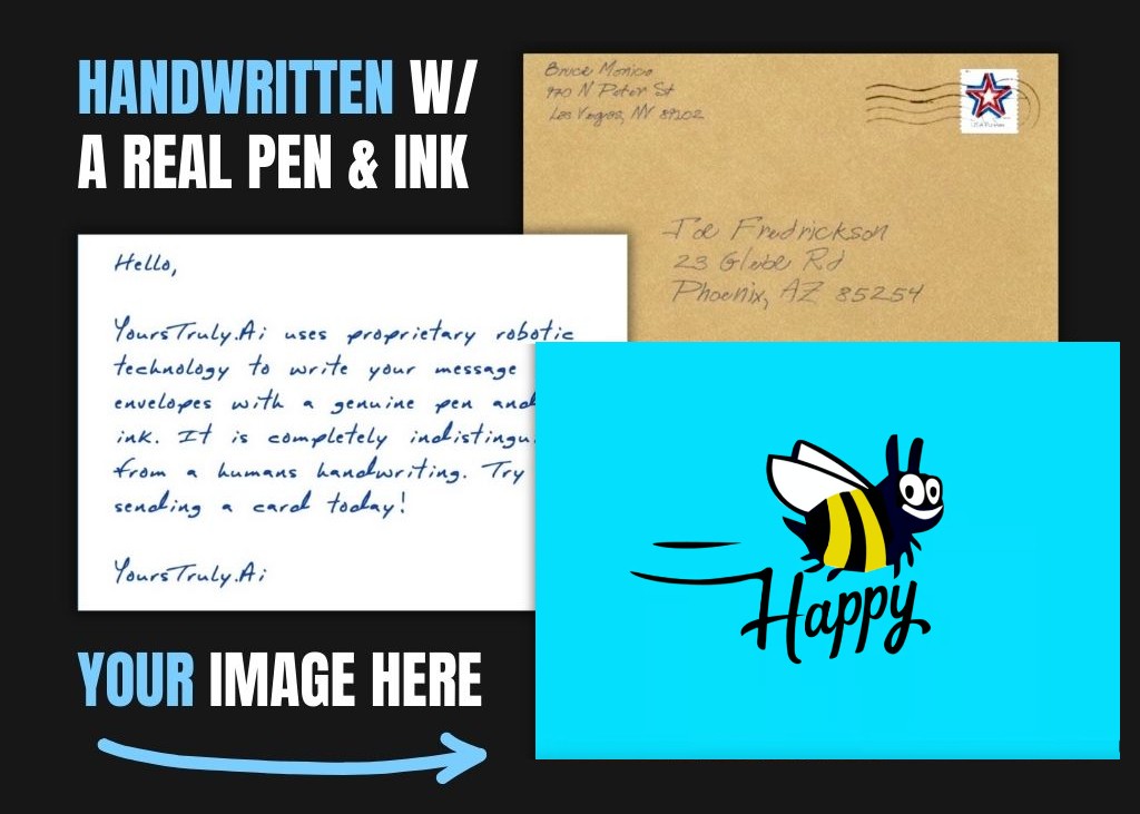 You're the Bee's Knees: Bee Happy Card