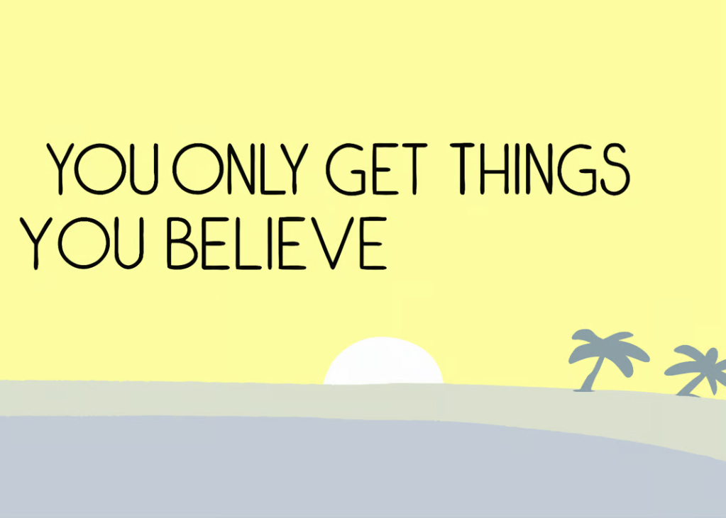 Believe in Yourself: Inspirational Birthday Card