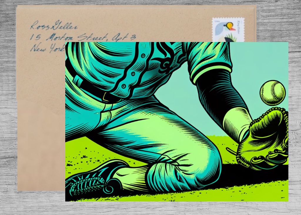 Nice Catch: Sports Theme Baseball Fan Card