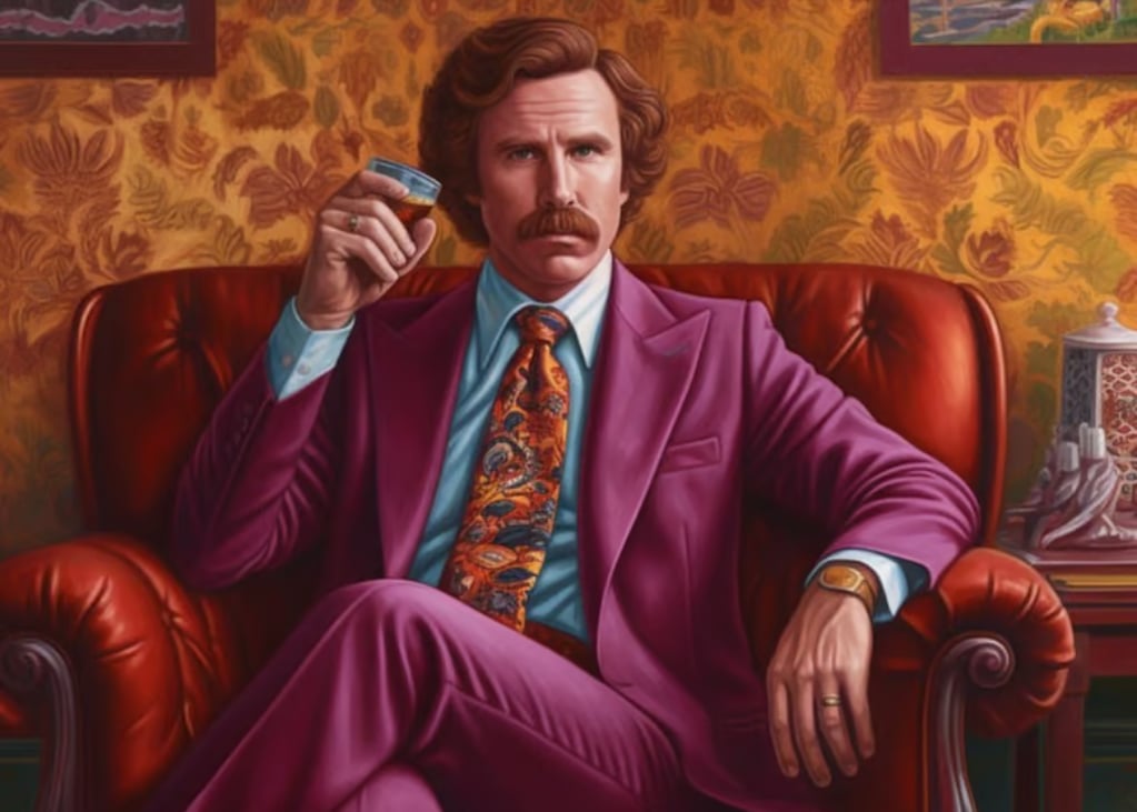 San Diego Anchorman Birthday Card