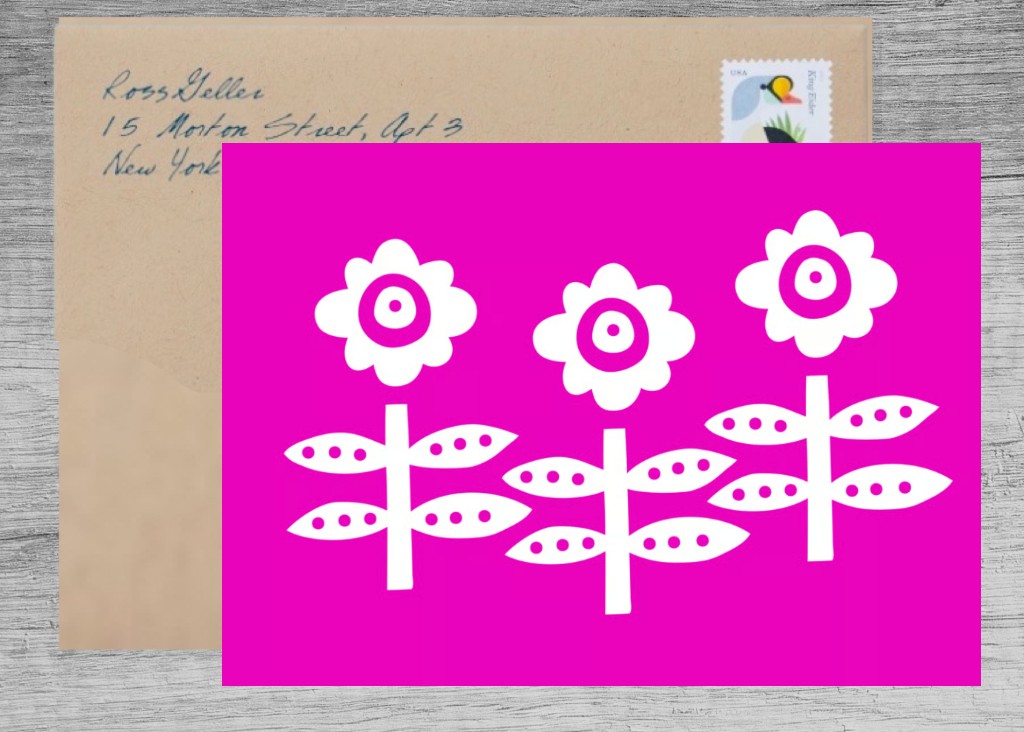Blooming Wishes: A Delightful Floral Greeting Card