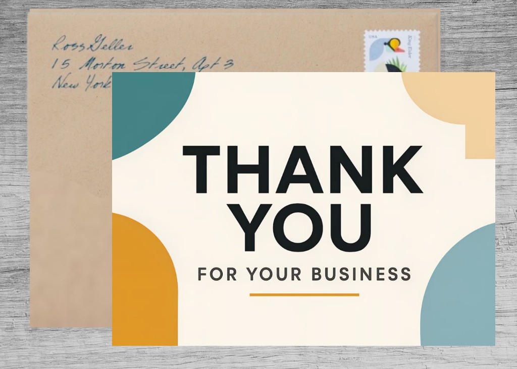 Thank You for Your Business Card