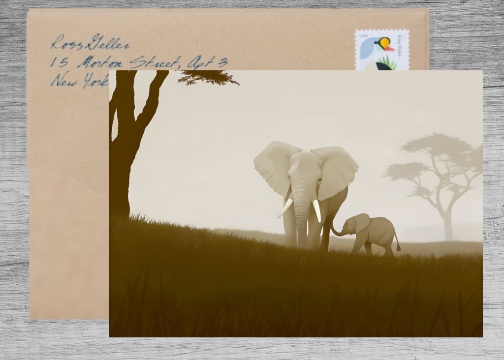 Elephant Mom: A Heartfelt Greeting for the Most Lovable Matriarch