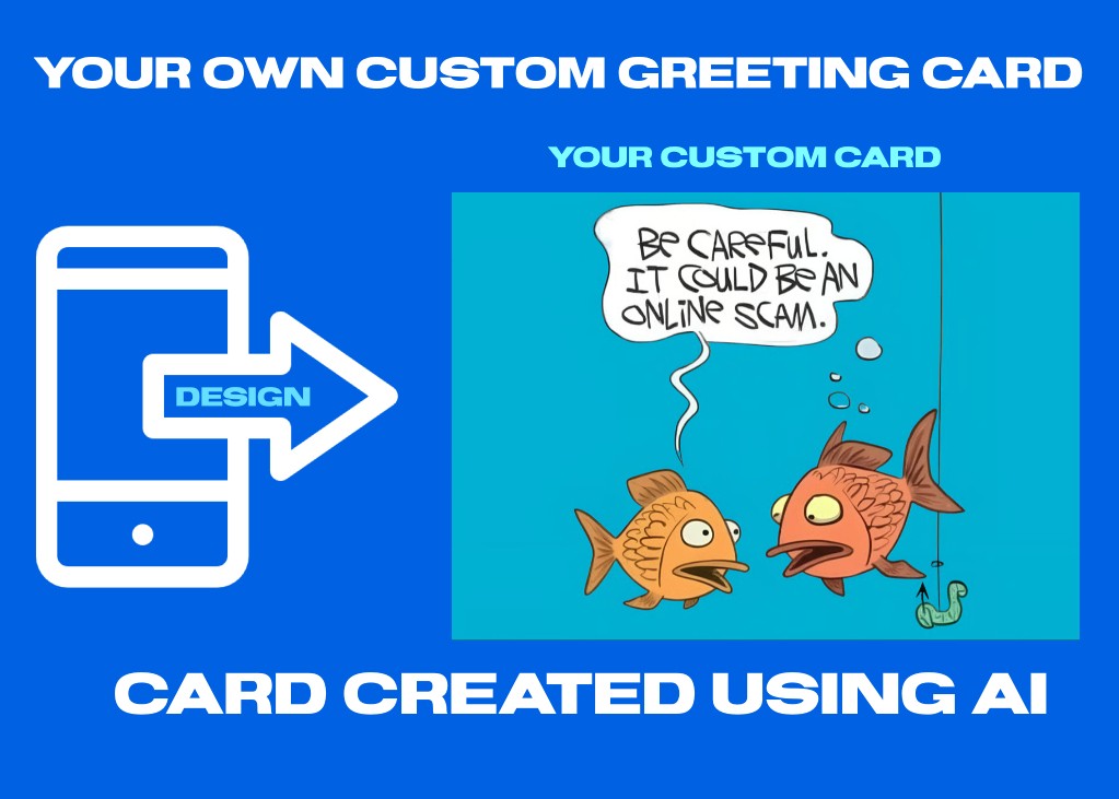 Fin-tastic Friend: A Humorous Fish Greeting Card