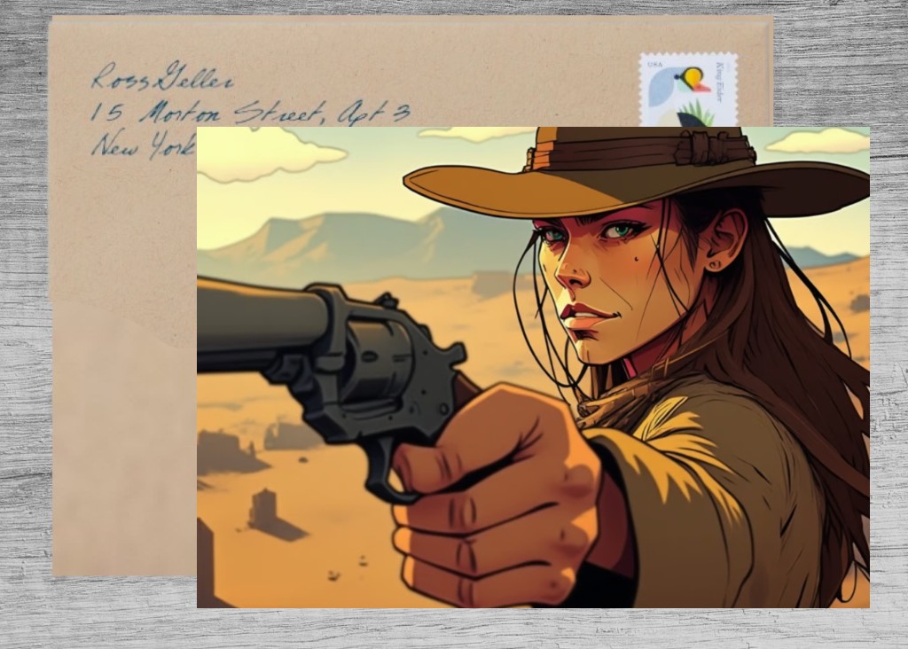 Wild West Greeting Card