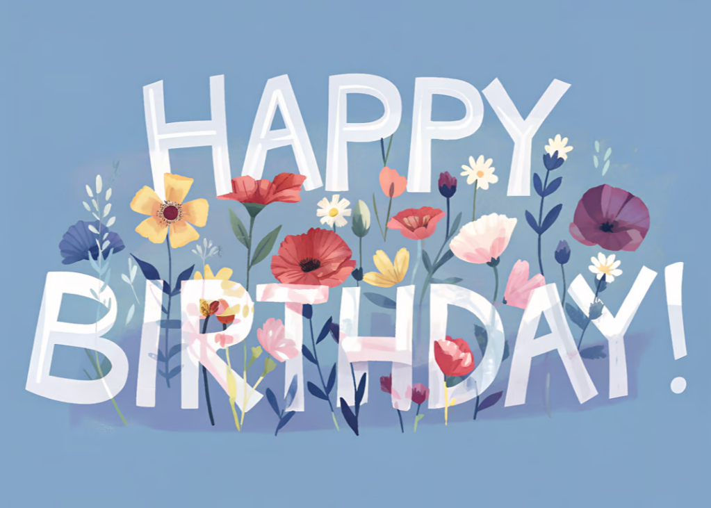 Blooming Wishes on Your Birthday