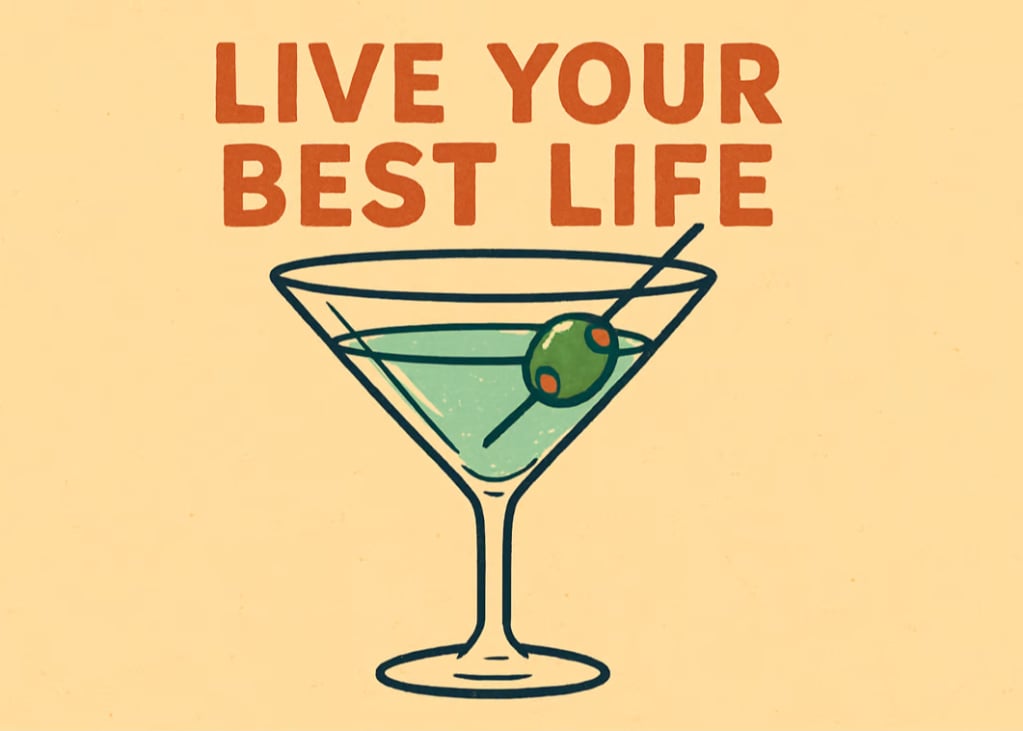Cheers to Living Your Best Life with Martini