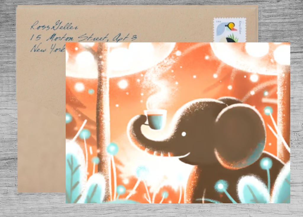 A Roarin' Good Cup: Wishing You a Trunk-tastic Day