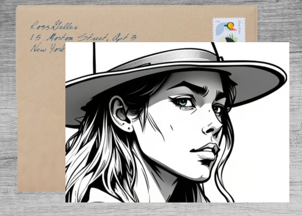 Western Girl Greeting Card