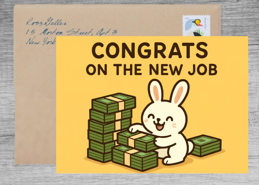 New Job Congratulations Card