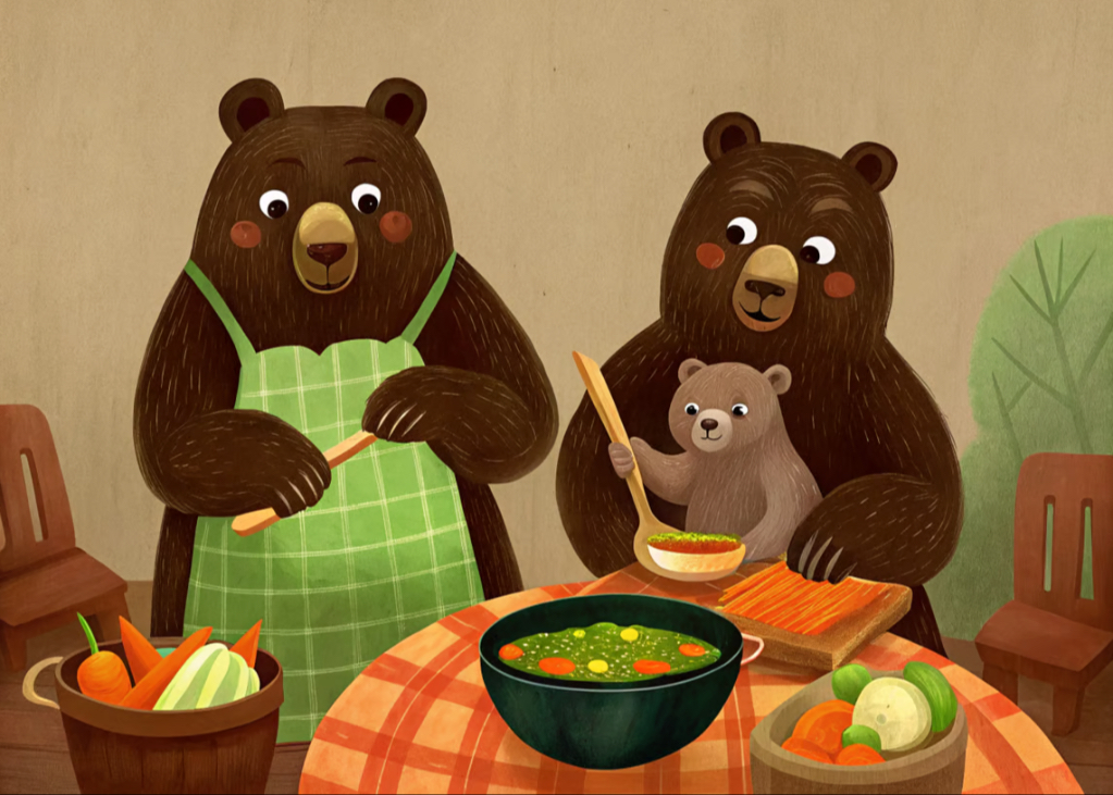 A Grizzly Good Time: The Three Bears' Dinner Delight