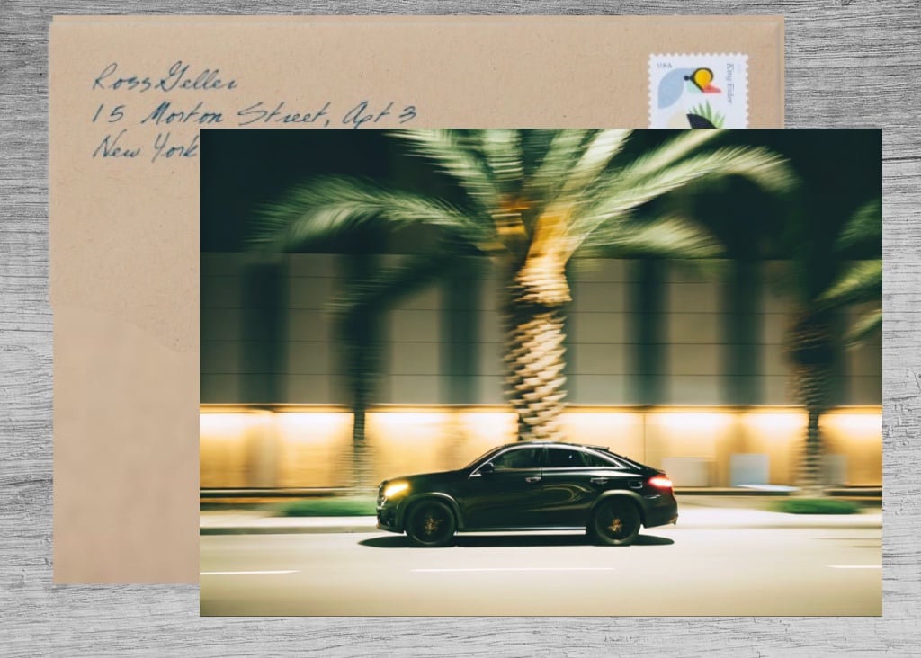 Roar into Town In a Benz AMG