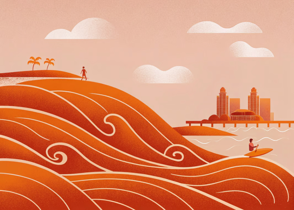 Ride the Waves of Friendship
