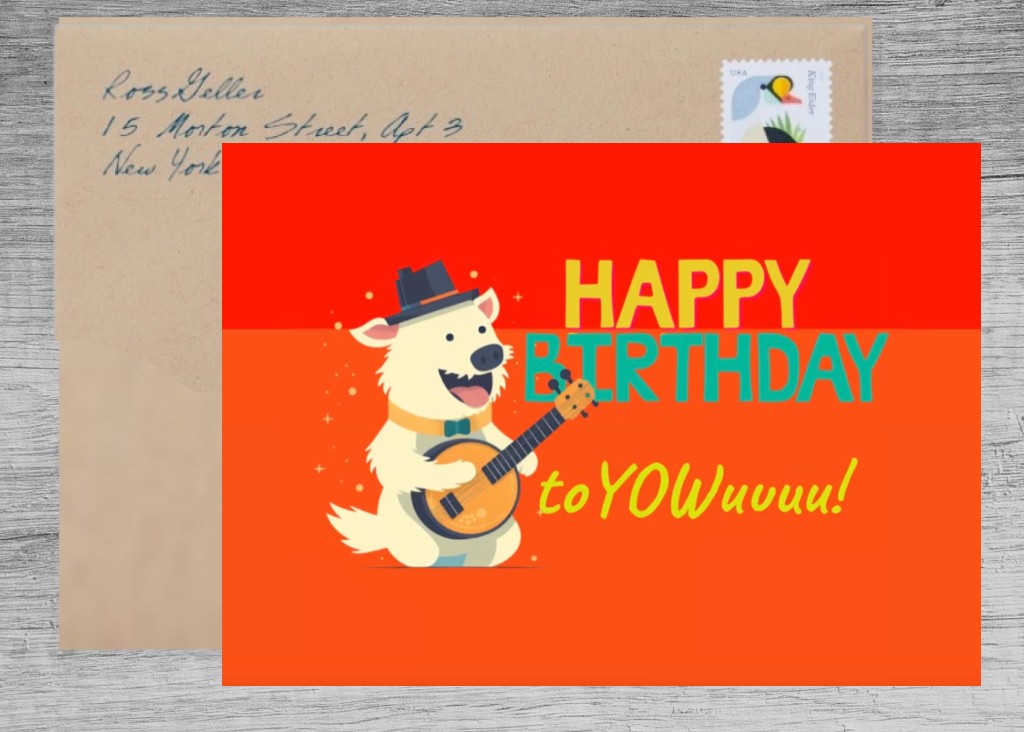 Dog's Best Friend Wishes To Yow-Uuuu! Happy Birthday!