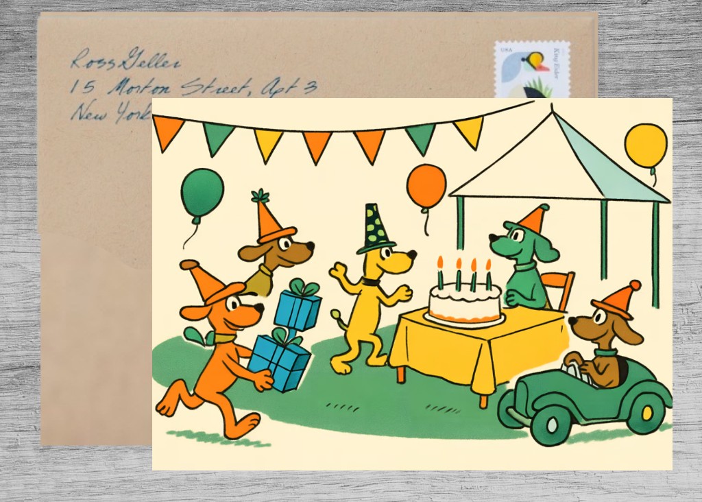 Paw-some Celebration: Dog's Birthday Party Invitation