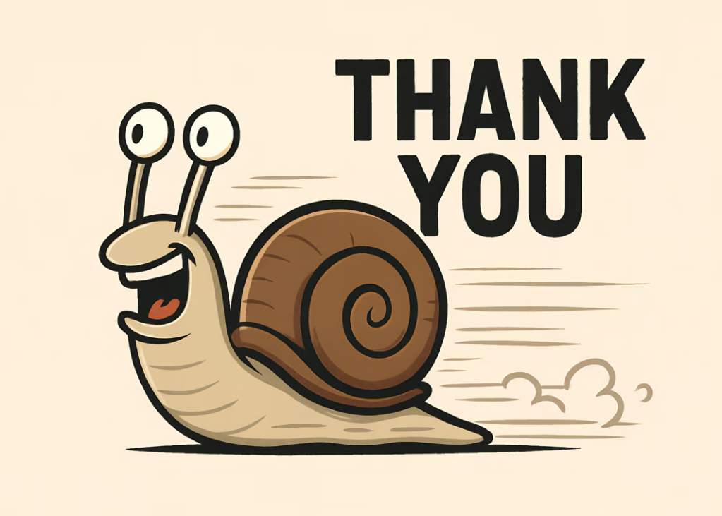 A Shell of a Thanks: You're Moving at Lightning Speed with Us!