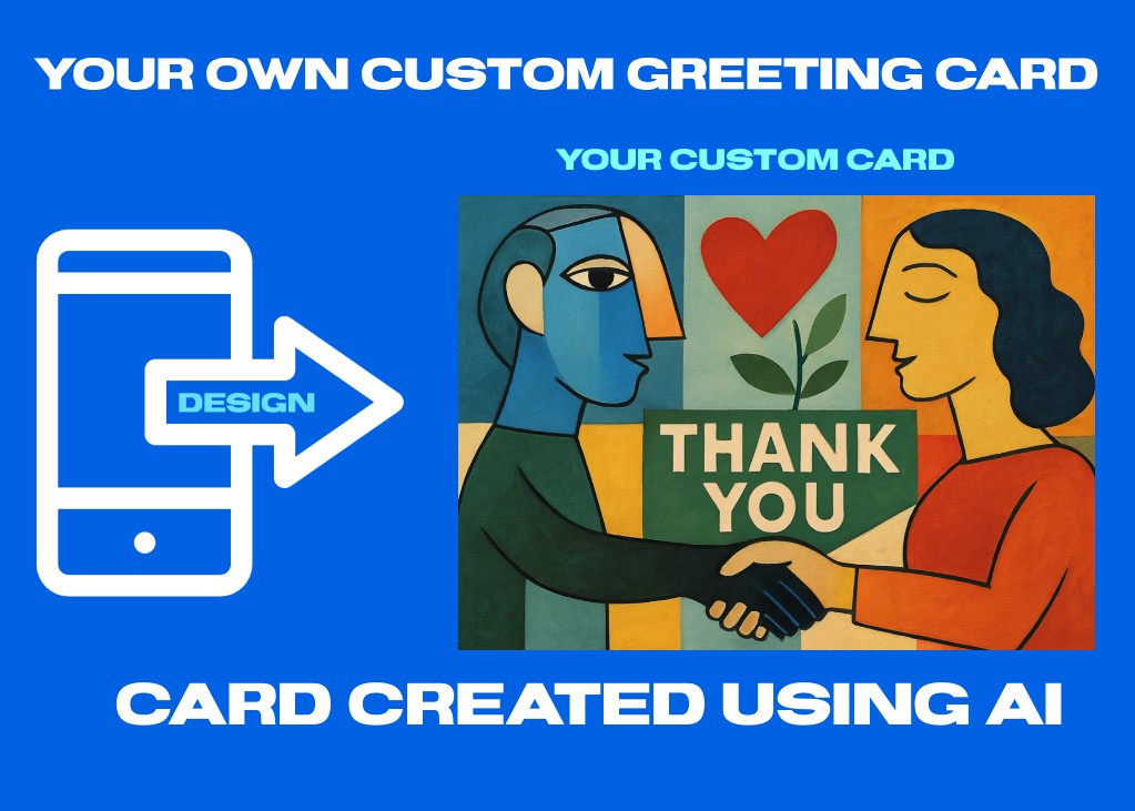 A Masterpiece of Gratitude: Artistic Thank You Card