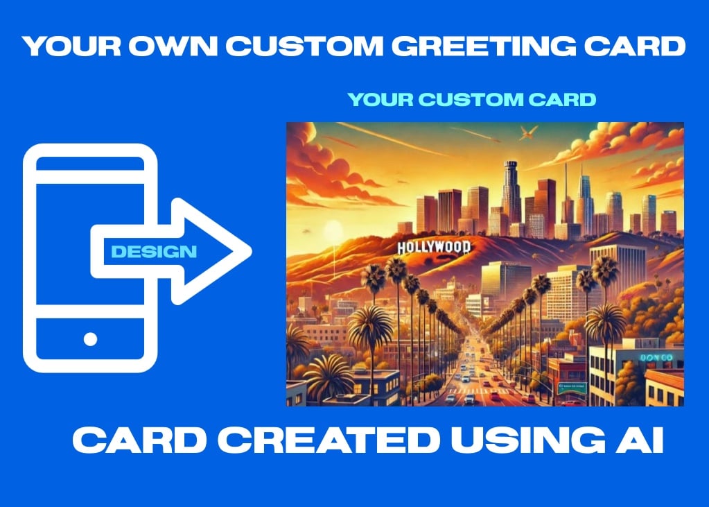 I Love LA Greeting Card