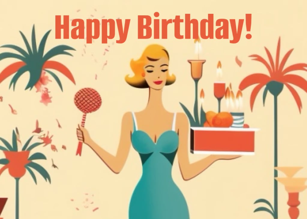 Vintage Charm Birthday Wishes