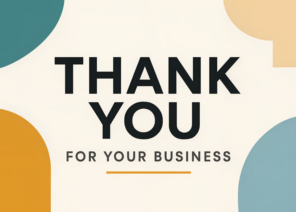 Thank You for Your Business Card