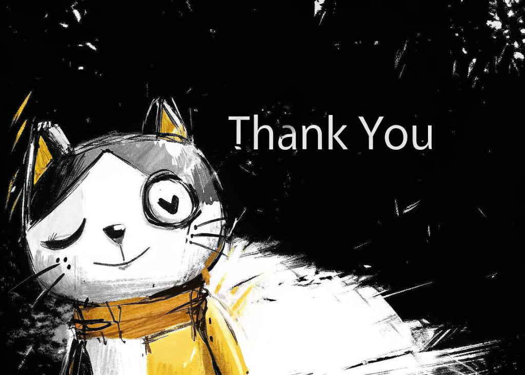 Thank You From A Cool Cat