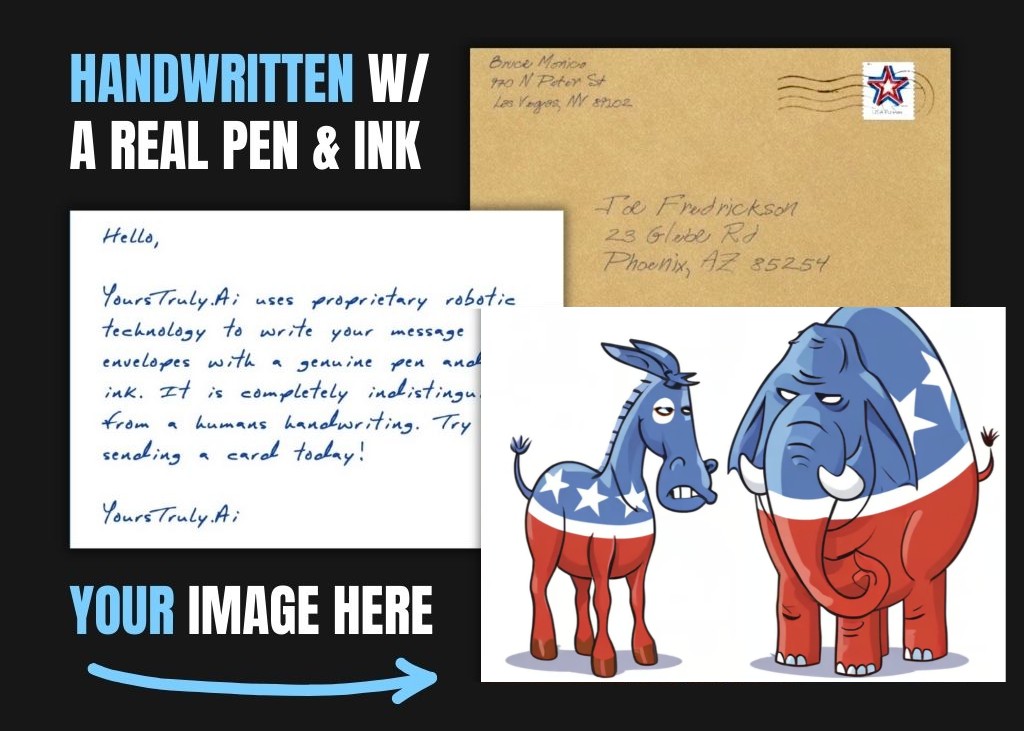 Politics Card: A Unifying Message for Elephants and Donkeys