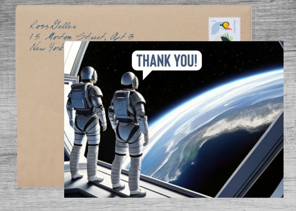 Thank You from the Cosmos