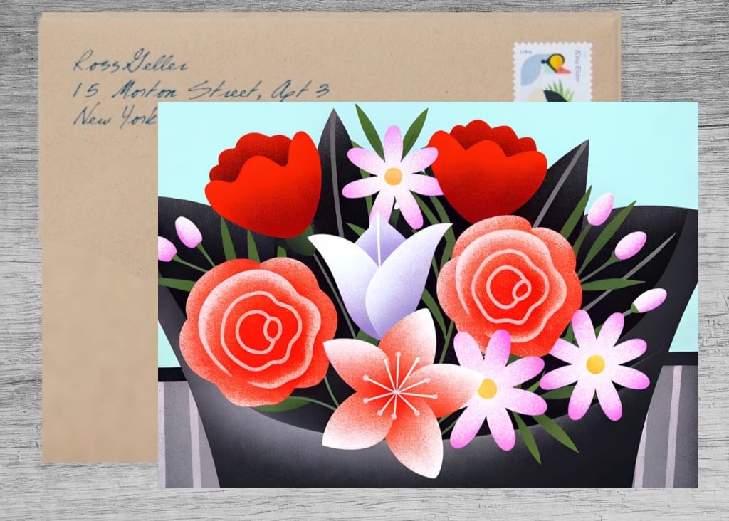 Sending Love and Gratitude with a Bouquet of Flowers