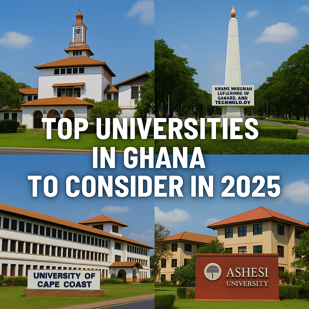 Illustration of the scholarship application process in Ghana