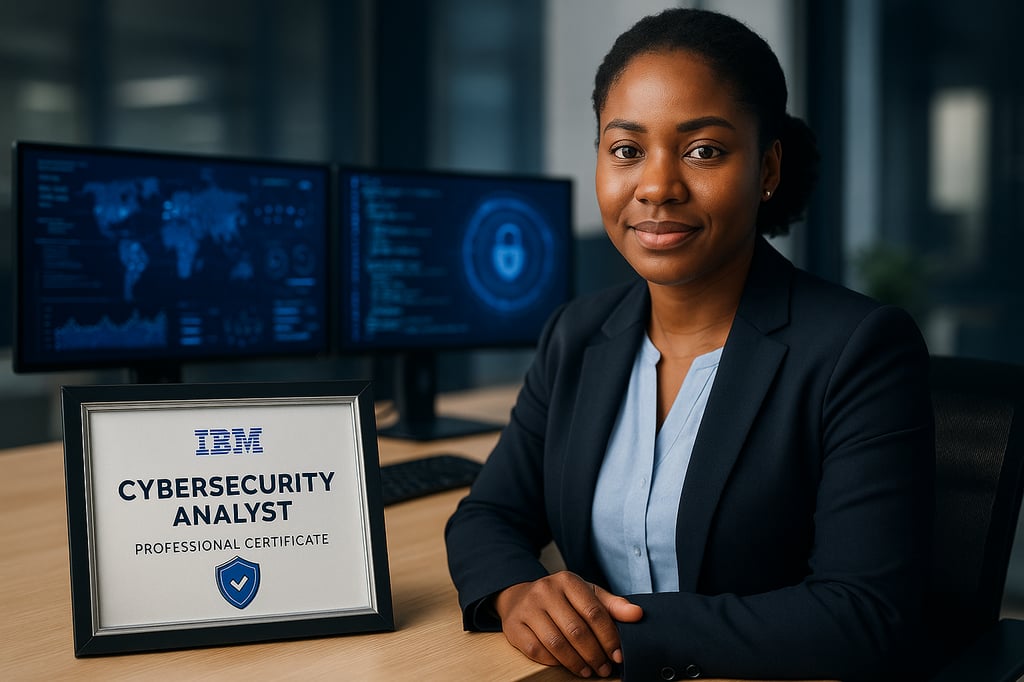 Coursera promo for Microsoft Cybersecurity Analyst Professional Certificate