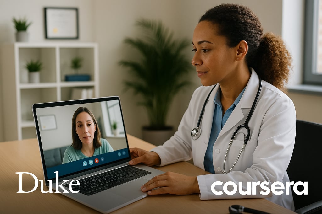 Telehealth Clinical Essentials (Duke University) — course thumbnail