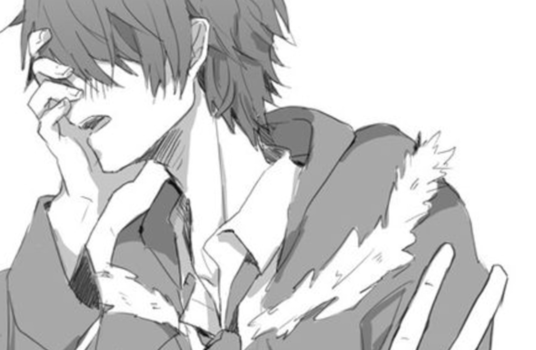 Shy boy