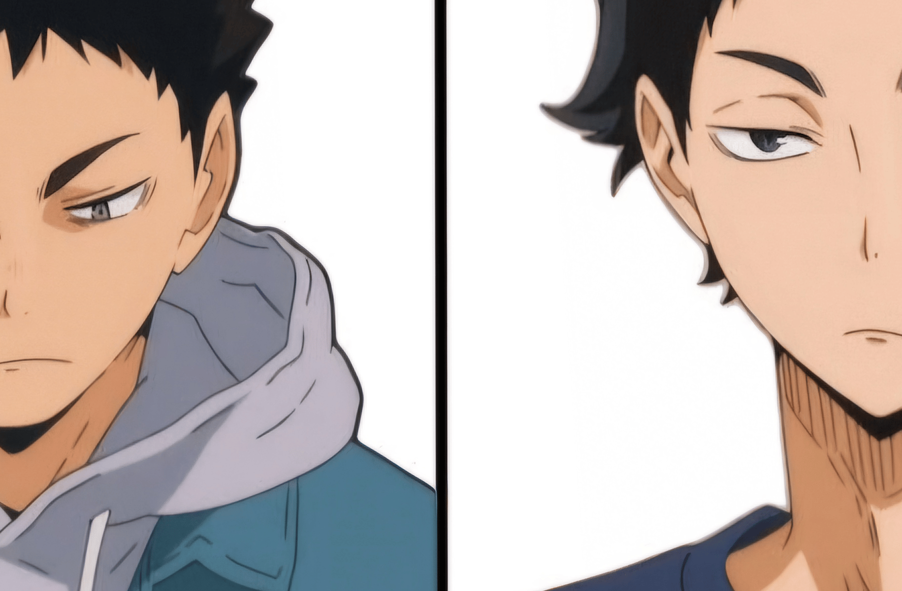 Akaashi and Iwazumi