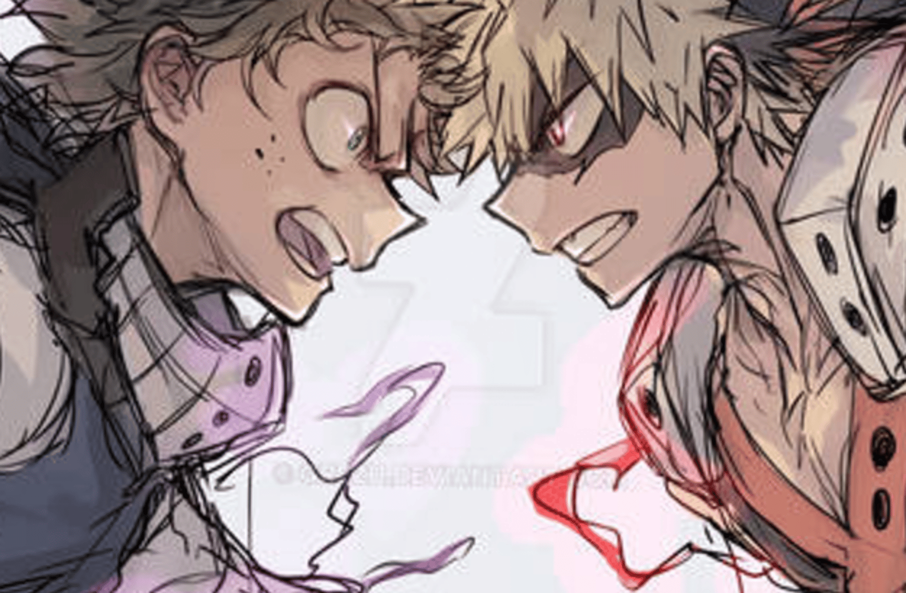 Deku and Bakugo