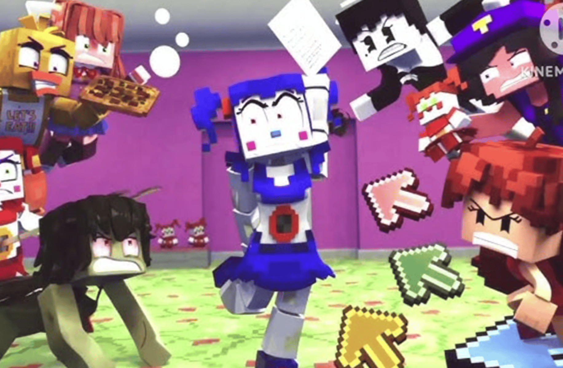 Circus Baby's sleepover