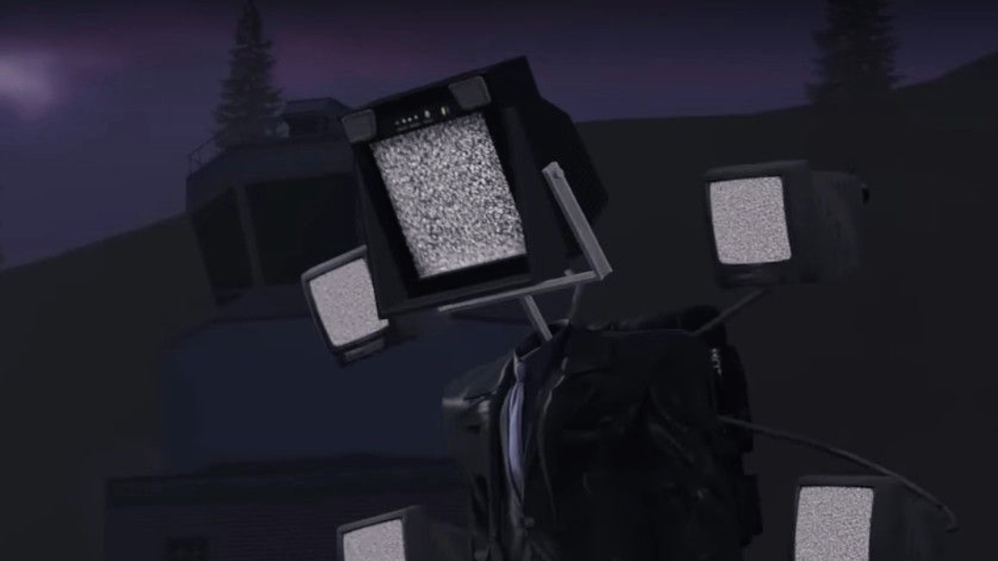 Large tv man