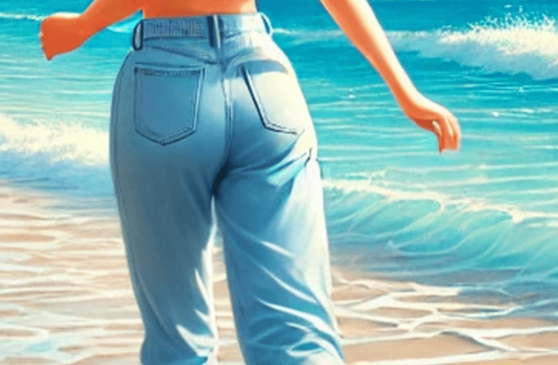 Girl on the beach