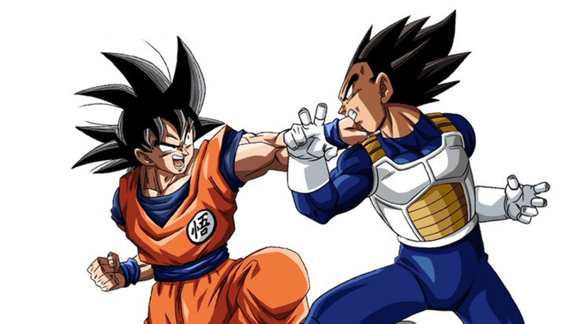 Vegeta and Goku.