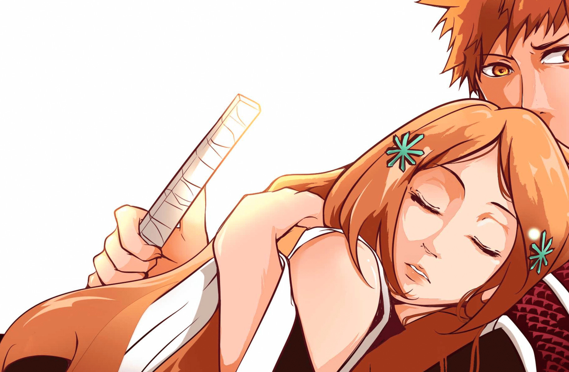 Orihime and Ichigo