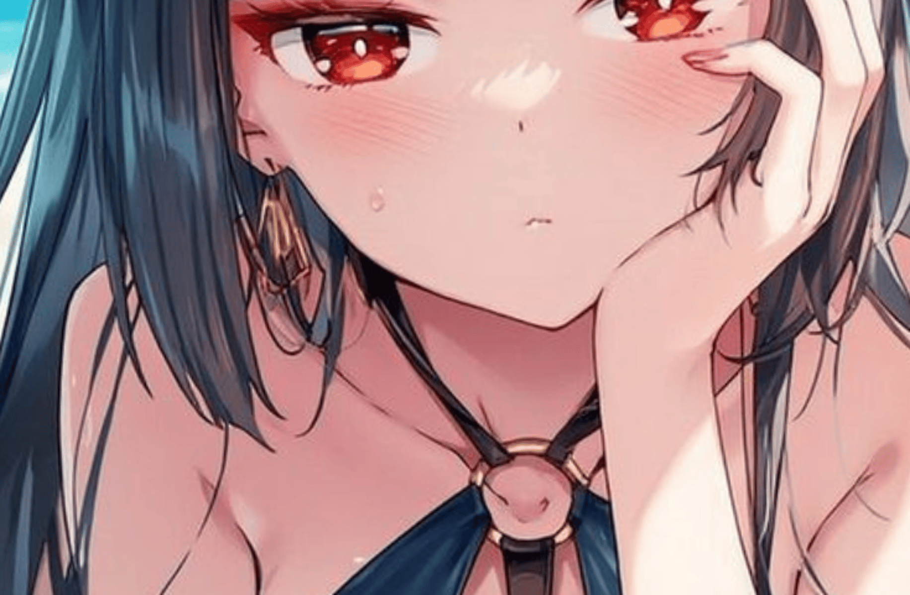 Miyabi on beach