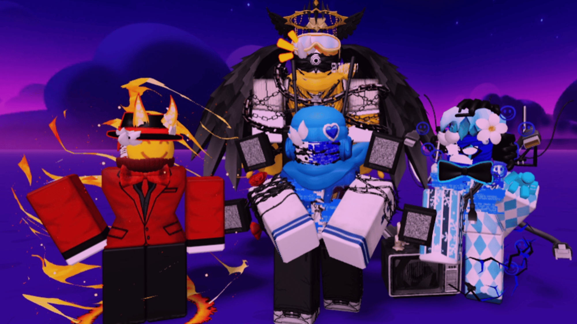 Red, Yellow, Blue, & Cyan