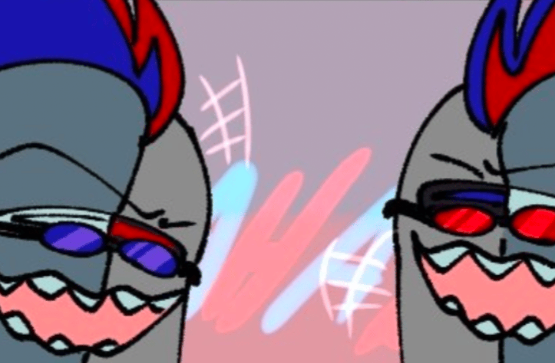 Red-Eye & Blue-Eye/Twins