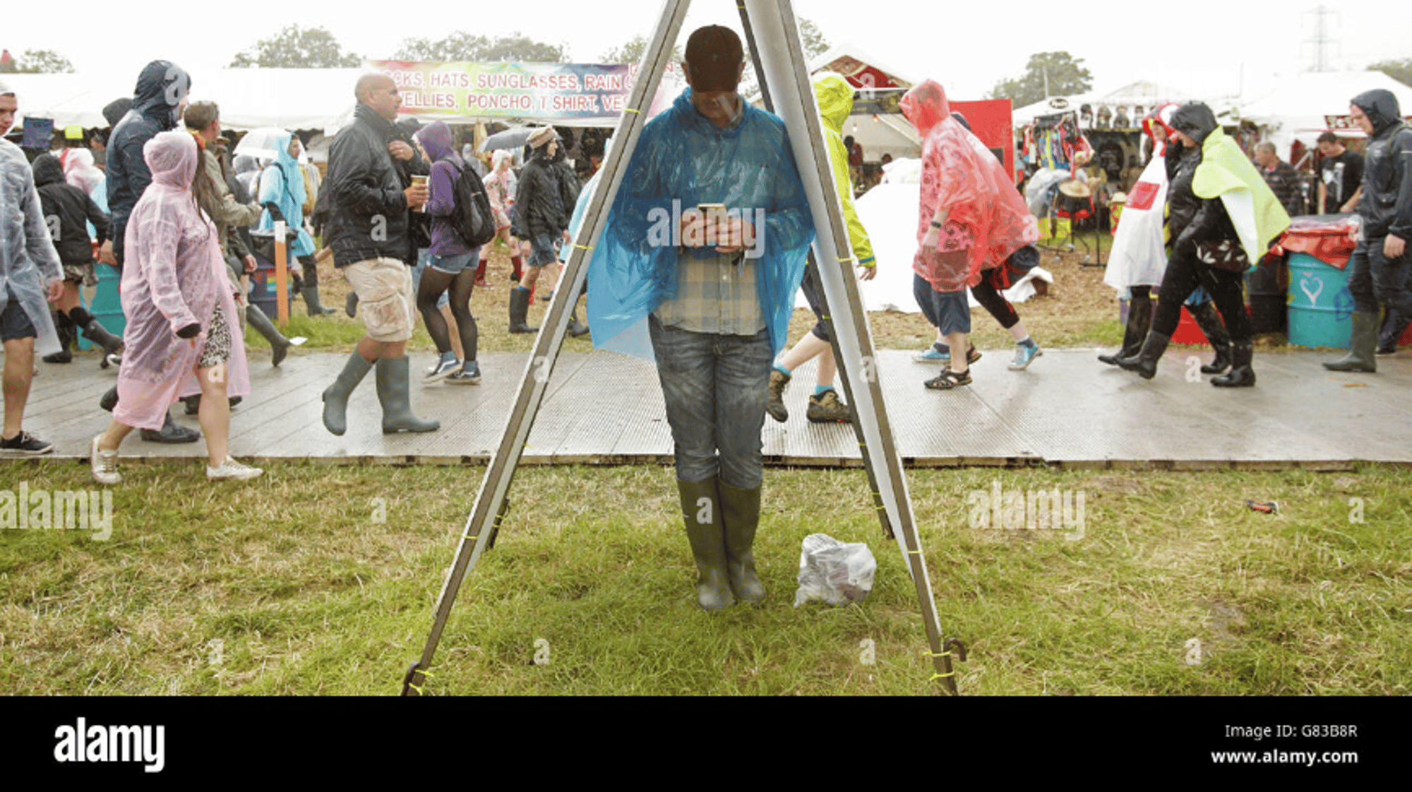 Festival goers