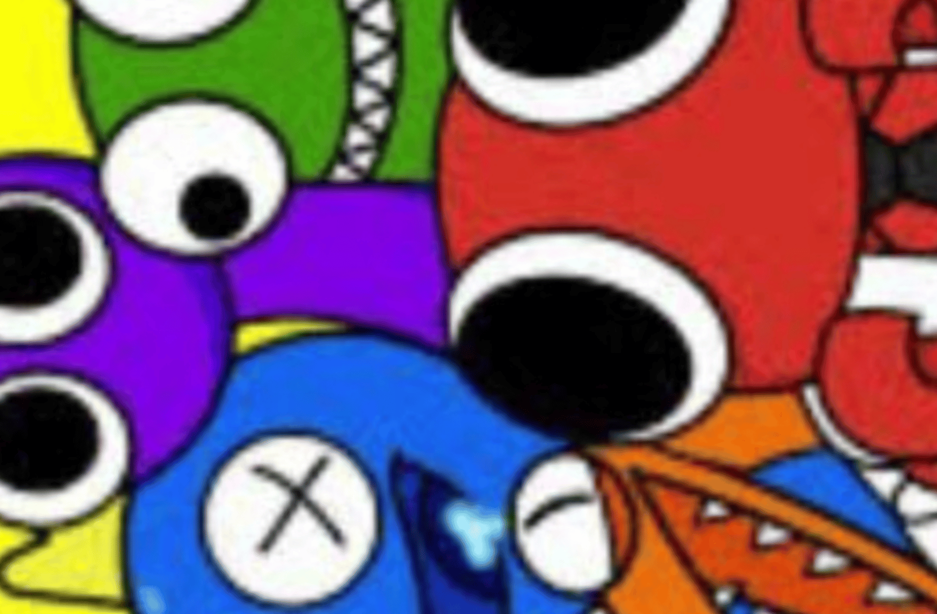 Red, Blue, Green, Purple