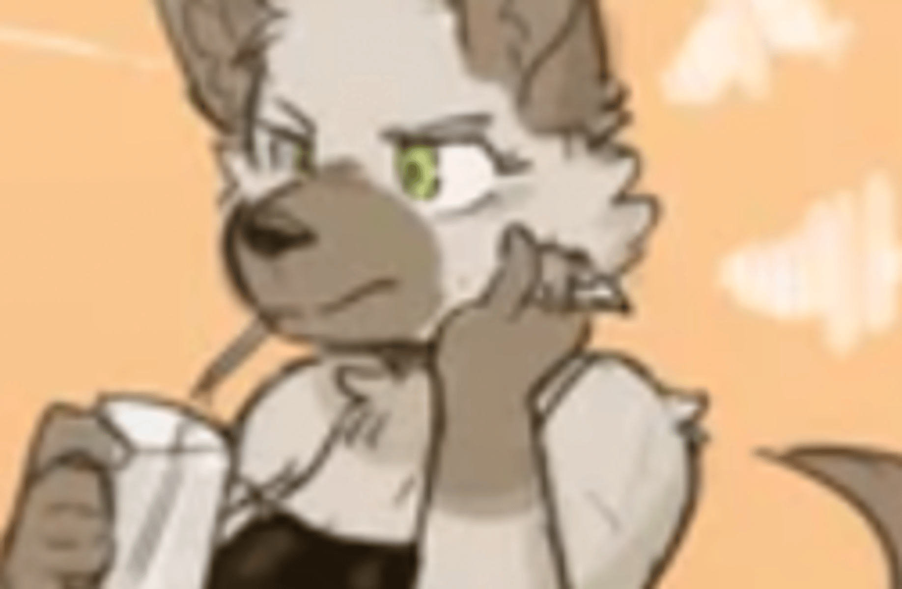 Angry furry roommate